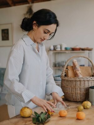 Cocoon Shirt in Stripes